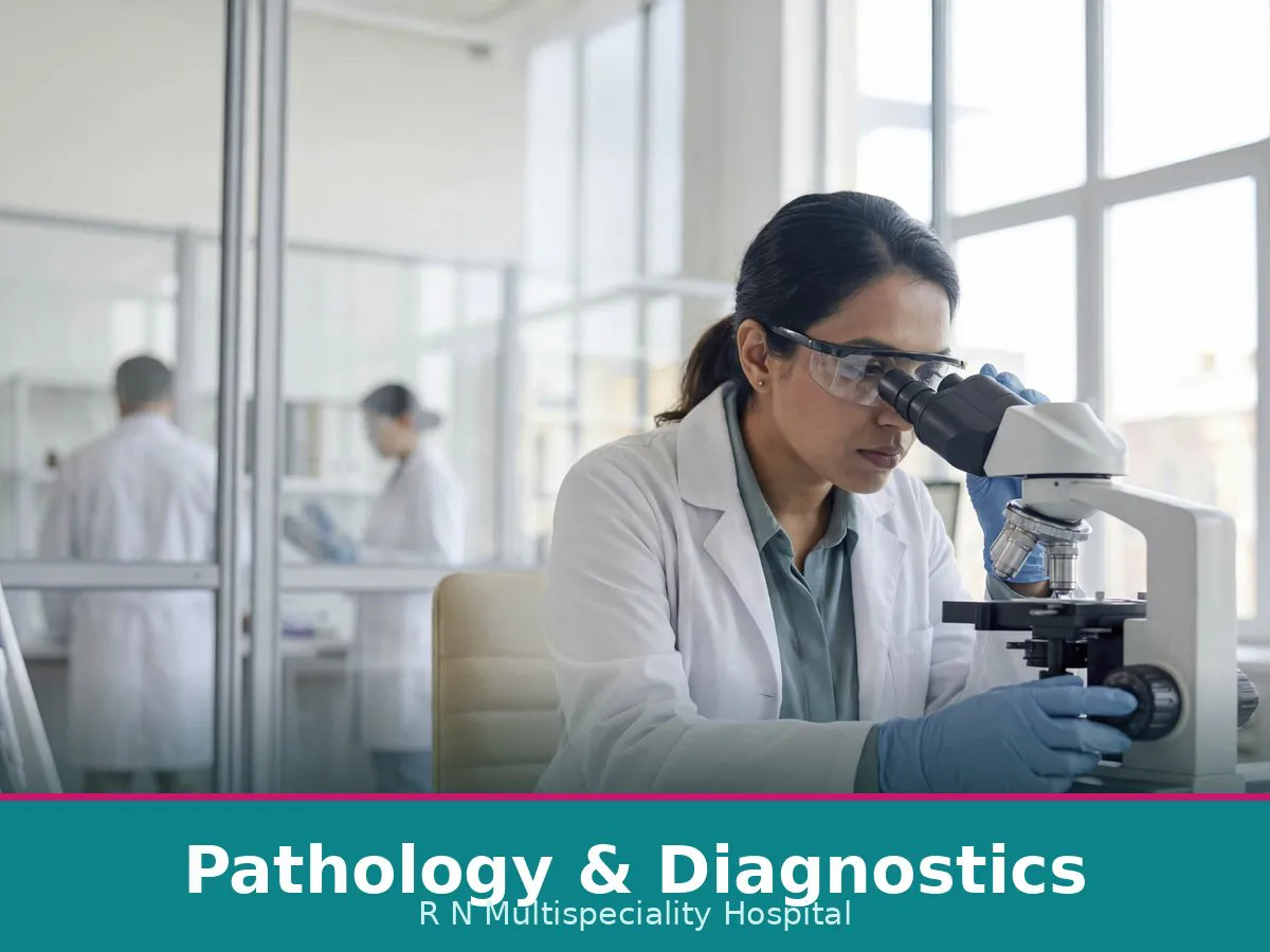 Pathology laboratory and diagnostics at R N Multispeciality Hospital, Jaipur